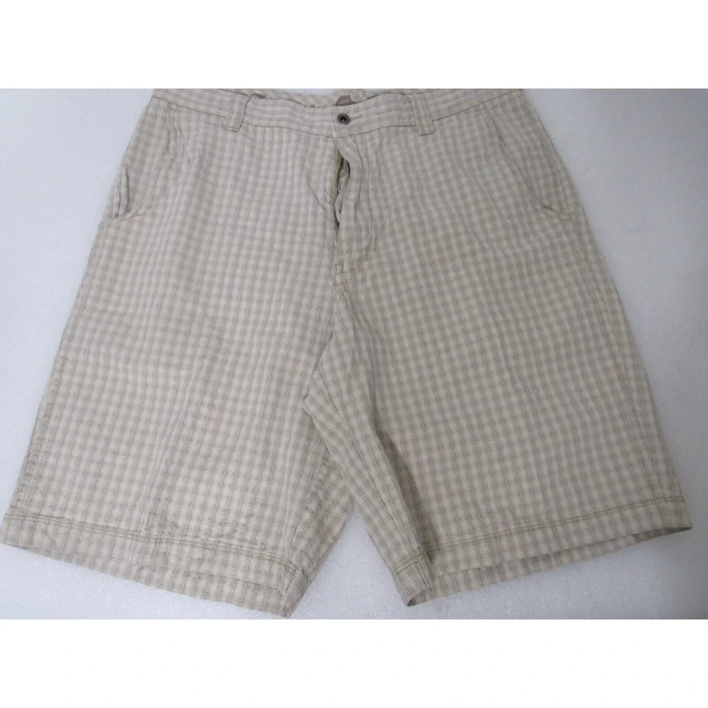 Tommy Bahama Brown 70% Silk Cotton Men's Golf Shorts‎ Size 33